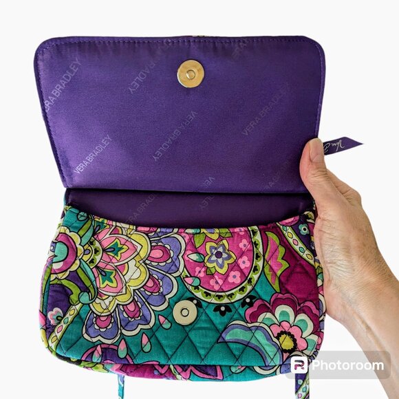 NWOT Vera Bradley Crossbody - RETIRED Heather Pattern - Picture 2 of 13